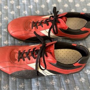 Stylish Red and Black Men's ECCo golf shoes. sz 12